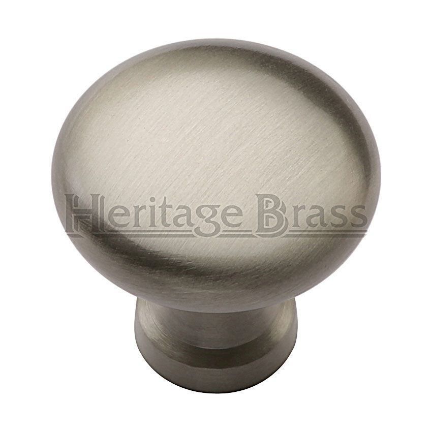 Mushroom Design Cabinet Knob in Satin Nickel Finish - C113-SN