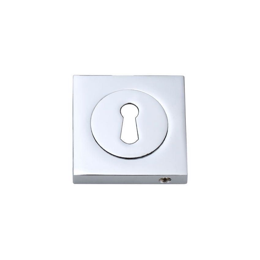 Picture of Fortessa Keyhole Escutcheon Square Polished Chrome - FSESC-CP