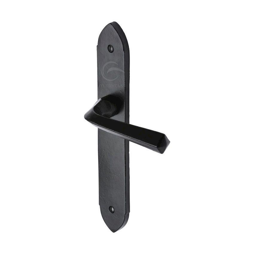 Picture of Smooth Black Grafton Black Door Handles - Fb4410