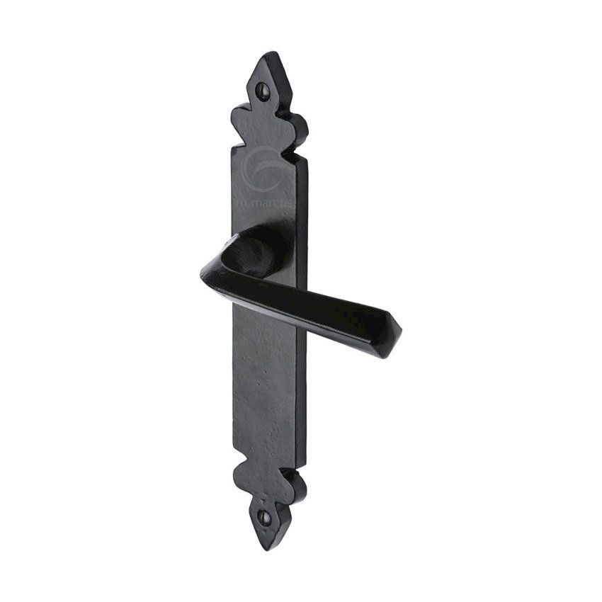 Picture of Smooth Black Ironbridge Black Door Handles - Fb3610