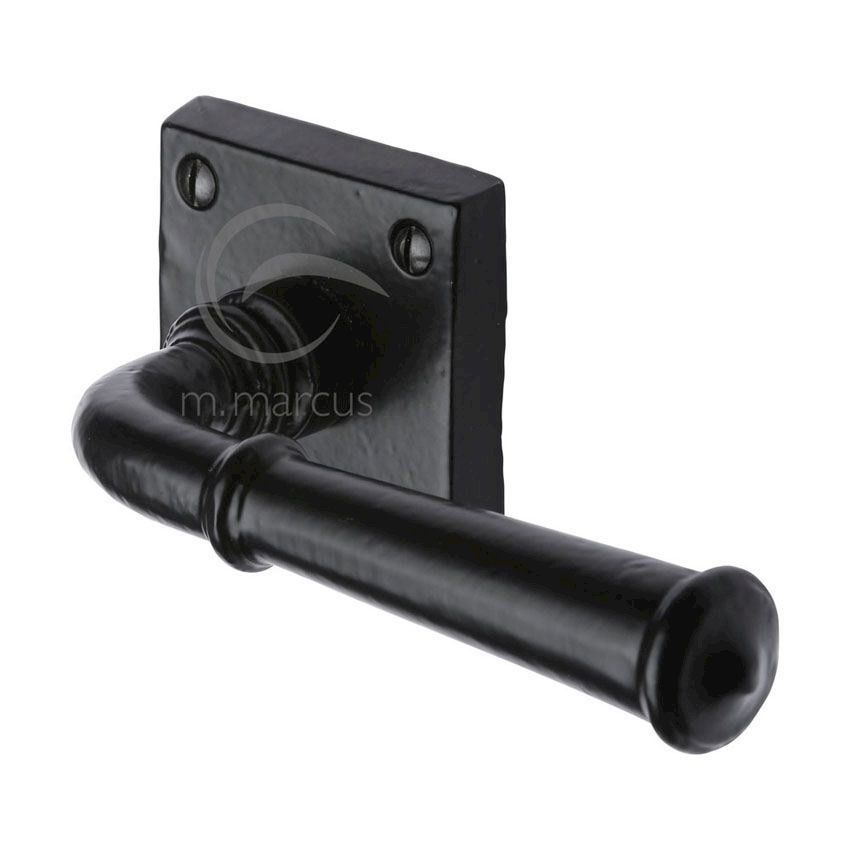 Picture of Smooth Black Claverley Black Door Handles - Fb1933