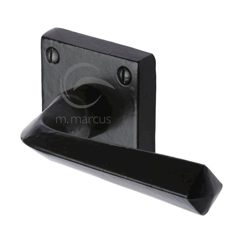 Picture of Smooth Black Donnington Black Door Handles - Fb1953