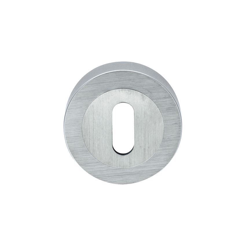 Quality satin chrome key hole cover, AA3SC