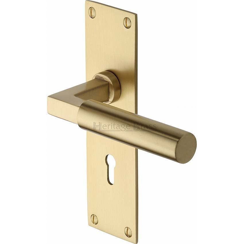 Picture of Bauhaus Lock Handle - BAU7300SB - EXT