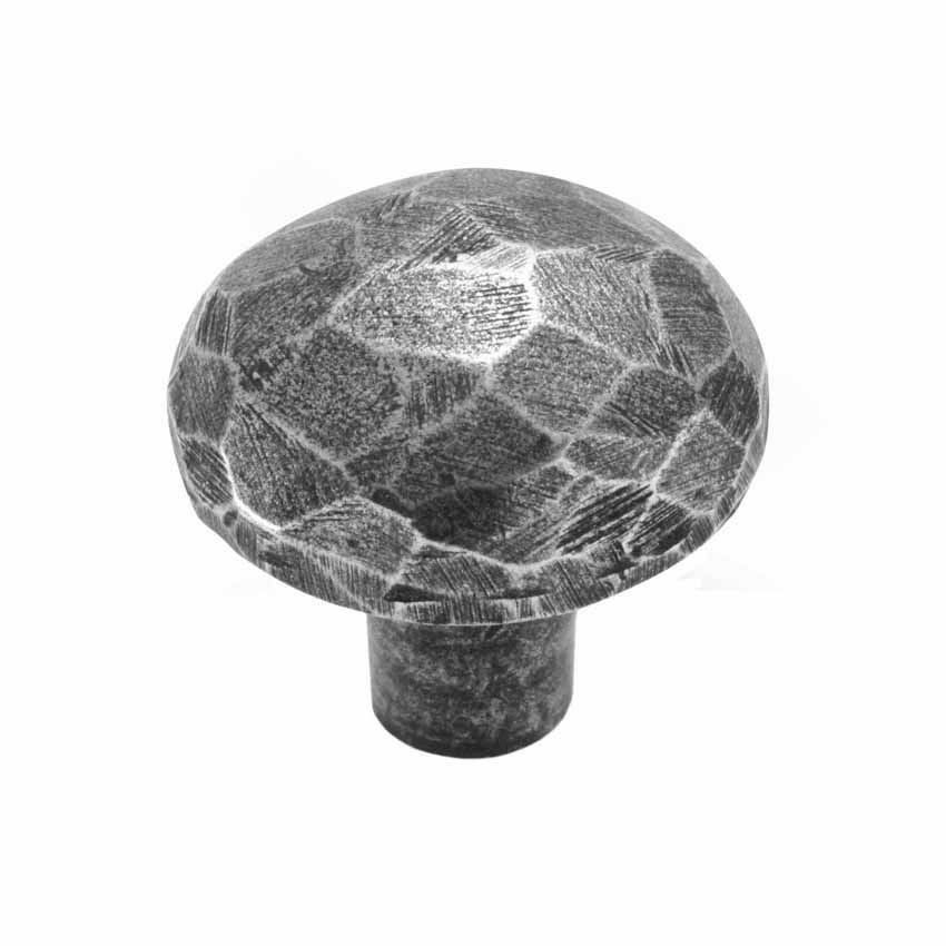 Facet pewter cabinet knob   - PCK007 