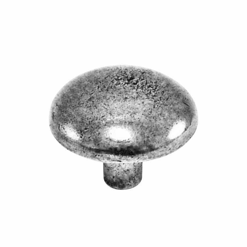 Hetton pewter cabinet knob -  PCK036