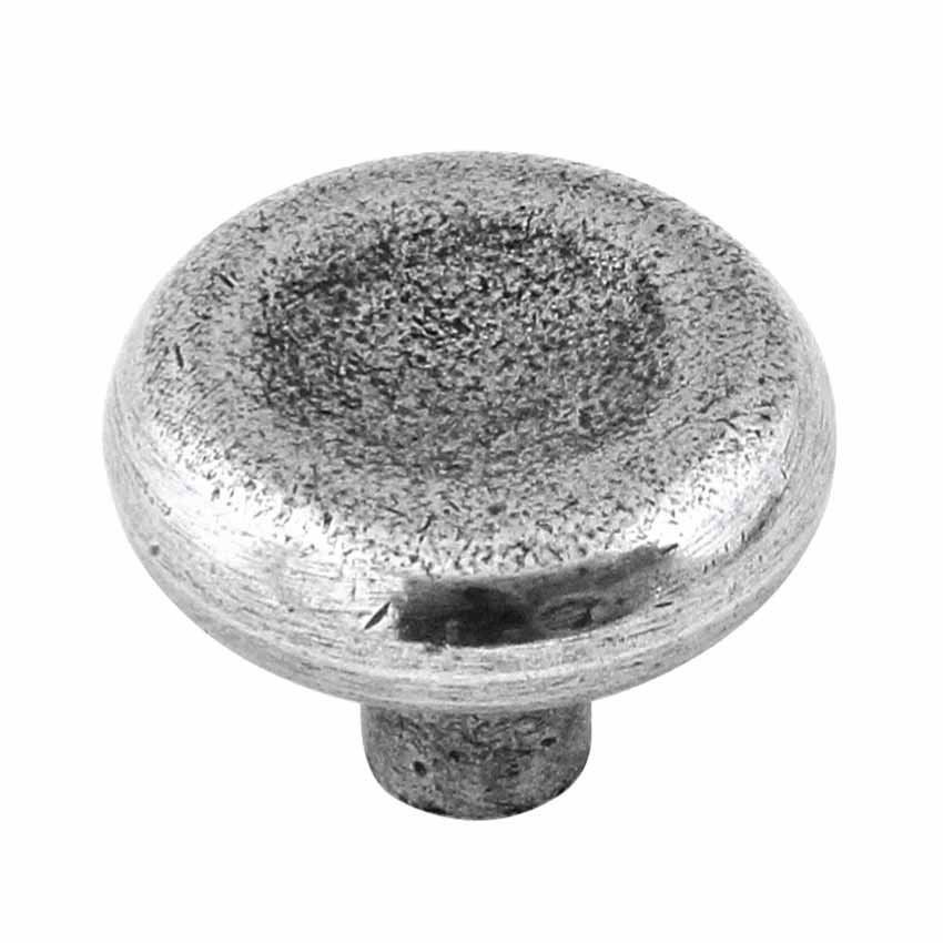 Stroud pewter cabinet knob - FD557