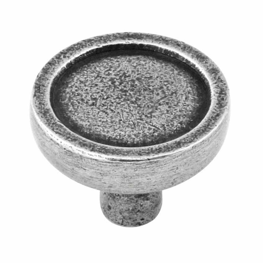 Taunton pewter cabinet knob  - FD555 