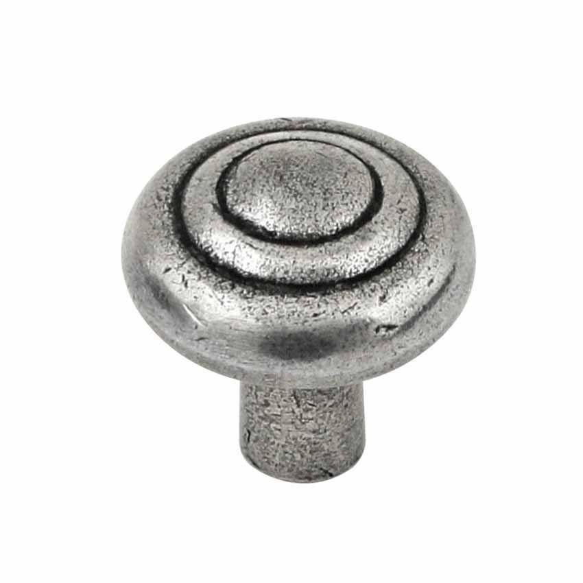 Goswick pewter cabinet knob - FD571