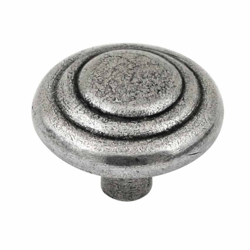 Goswick pewter cabinet knob - FD570