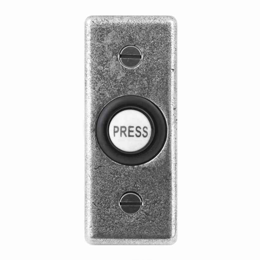 Rectangular Pewter Bell Push - FD-BP02