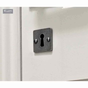 Finesse Design Square Pewter Keyhole Escutcheon - FD000B