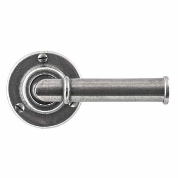 Finesse Wexford Pewter Levers on a rose  - FD180 