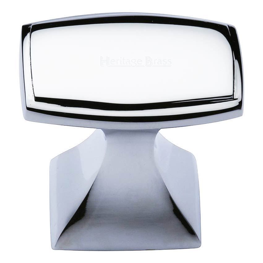 Deco Design Cabinet Knob in Polished Chrome Finish - C0333-PC