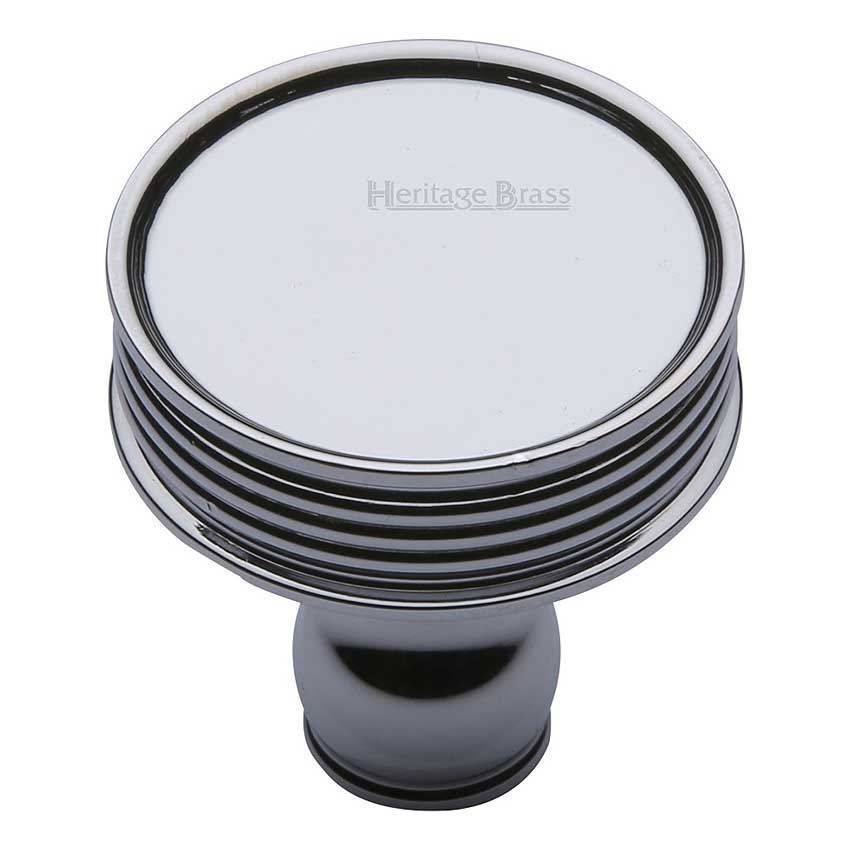 Venetian Design Cabinet Knob in Polished Chrome Finish - C4547-PC