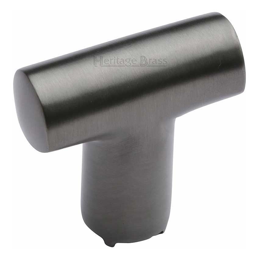 T Shaped Cabinet Knob in Matt Bronze Finish - C2234-MB