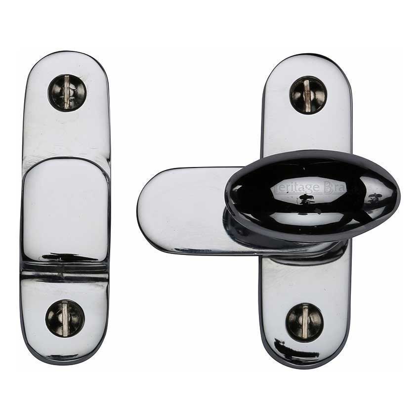 Cabinet Hook & Plate Cabinet Knob in Polished Chrome Finish - V1970-PC 