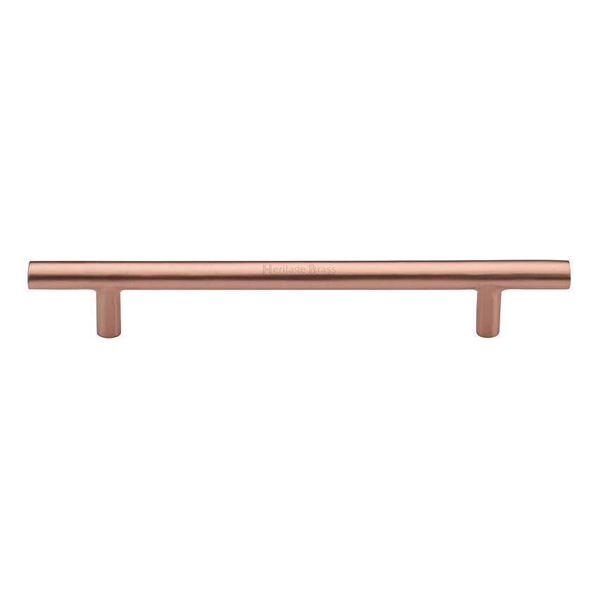 Bar Design Cabinet Pull in Satin Rose Gold Finish - C0361-SRG