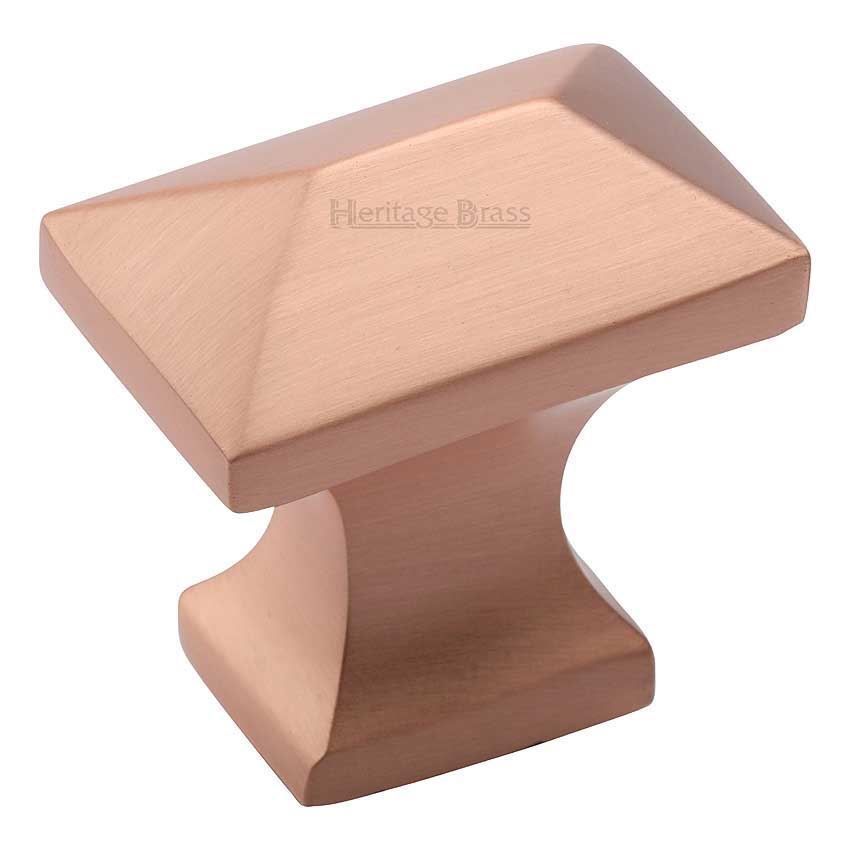 Anvil Design Cabinet Knob in Satin Rose Gold Finish - C2232-SRG 