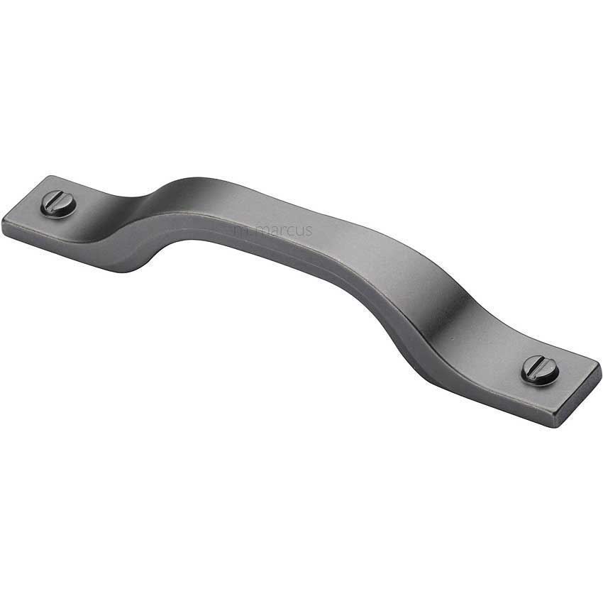 Bureau Kitchen Cabinet Pull Handle Gunmetal Grey Finish-VF078-160-Oi