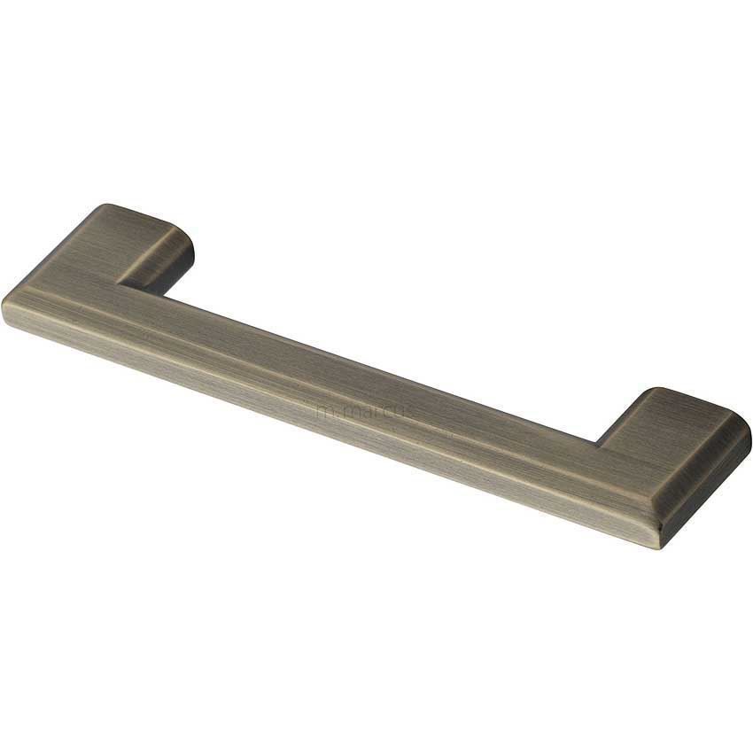 Binary Kitchen Cabinet Pull Handle Distressed Brass Finish-VF086-128-DB