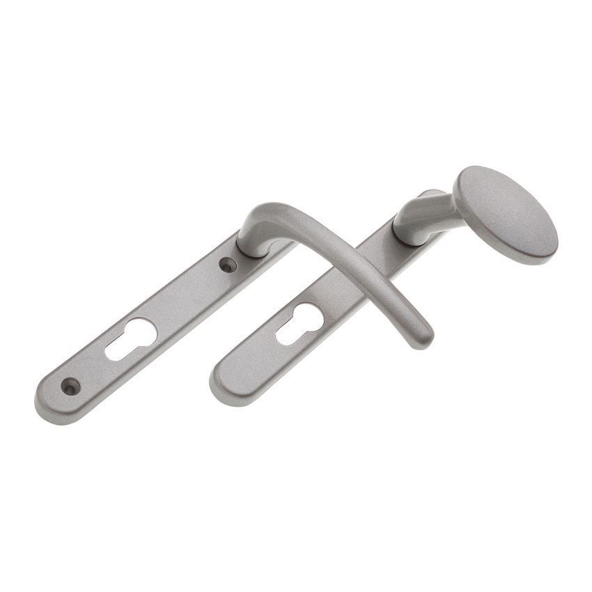 Windsor Sprung Lever Pull Inline Door Handle- Silver - 1B052