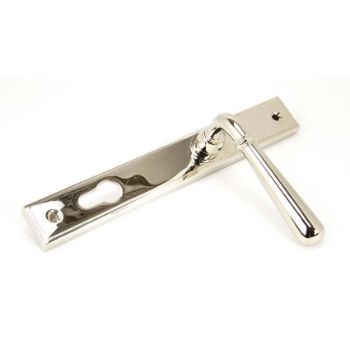 Polished Nickel Newbury Slimline Sprung Lever Espag. Lock Set- 91427