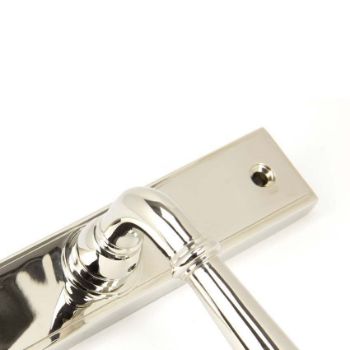 Polished Nickel Newbury Slimline Sprung Lever Espag. Lock Set- 91427