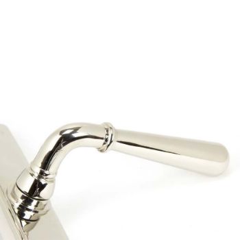 Polished Nickel Newbury Slimline Sprung Lever Espag. Lock Set- 91427