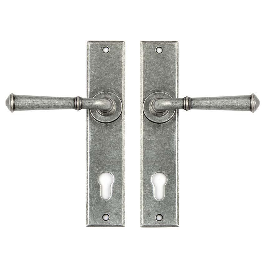 Pewter Regency Espag. Lever Lock Set- 45129