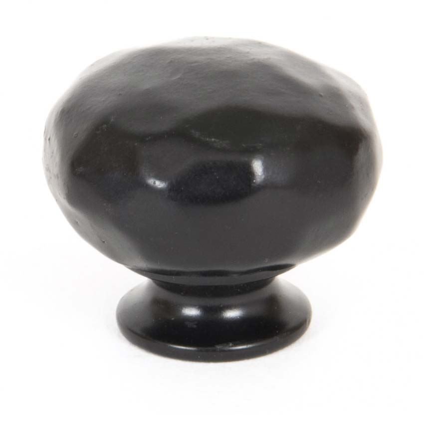 Black HAMMERED KNOBS - Large- 33363