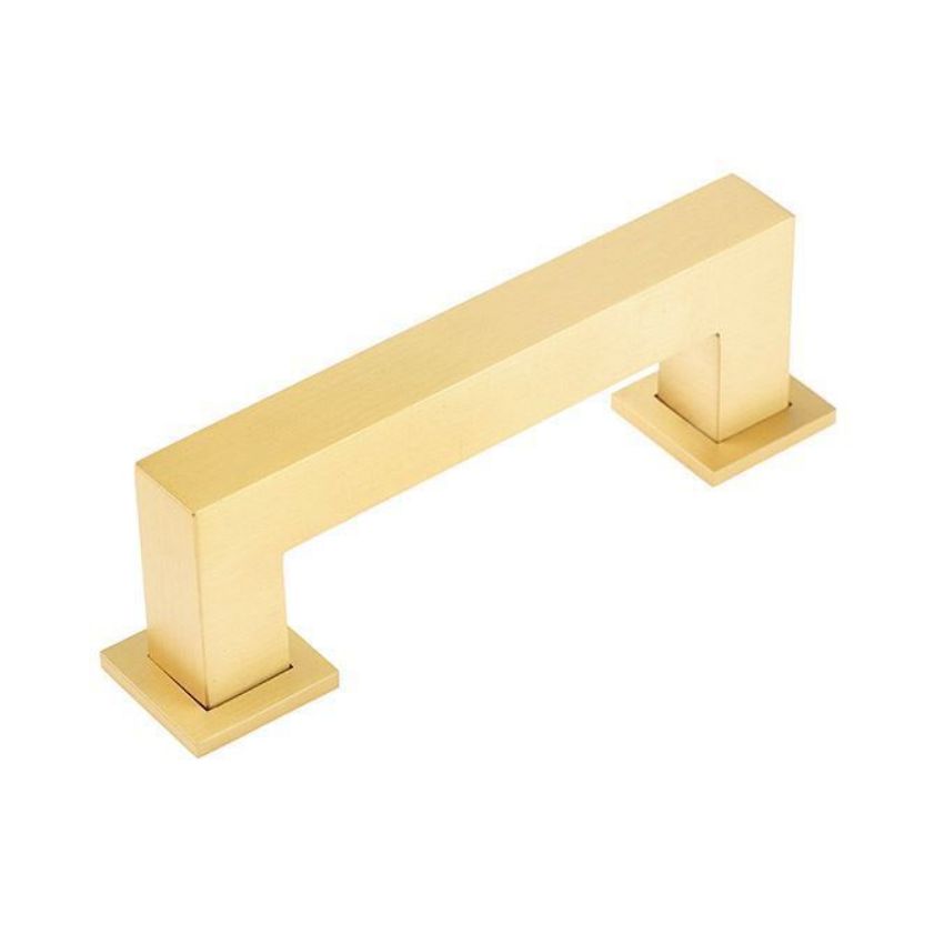 Trafalgar Cabinet Pull Handles- Satin Brass- BUR210SB