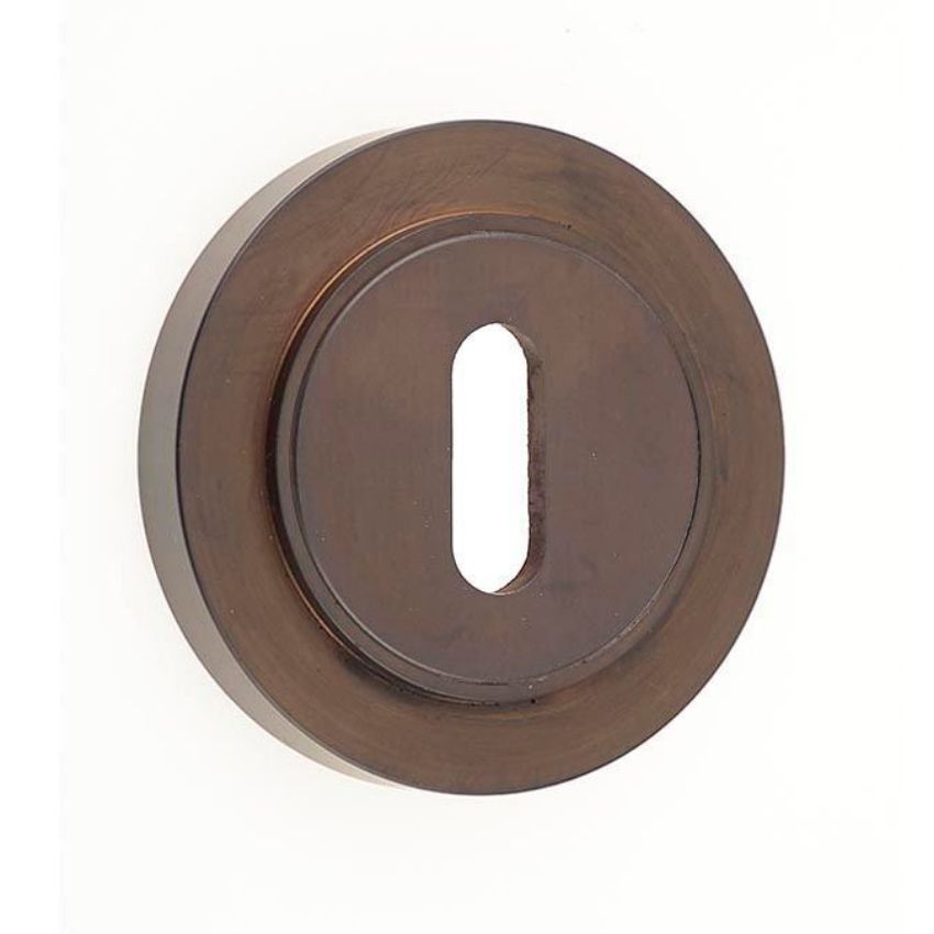 Burlington Standard Escutcheon with a Plain Rose - Dark Bronze - BUR60DB BUR71DB