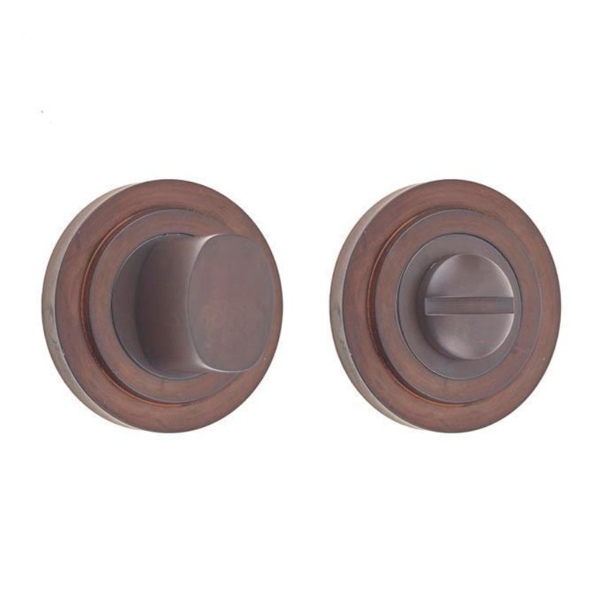 Burlington Square Turn and Release with Stepped Rose- Dark Bronze- BUR81DB BUR52DB