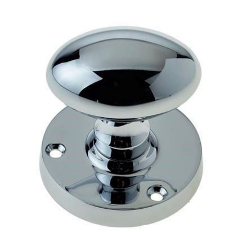 Jedo Oval Mortice Knob- Polished Chrome- JV34PC