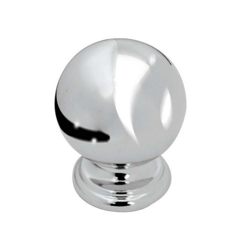 Ball Shaped Cupboard Knob- Polished Chrome- JH8353PC