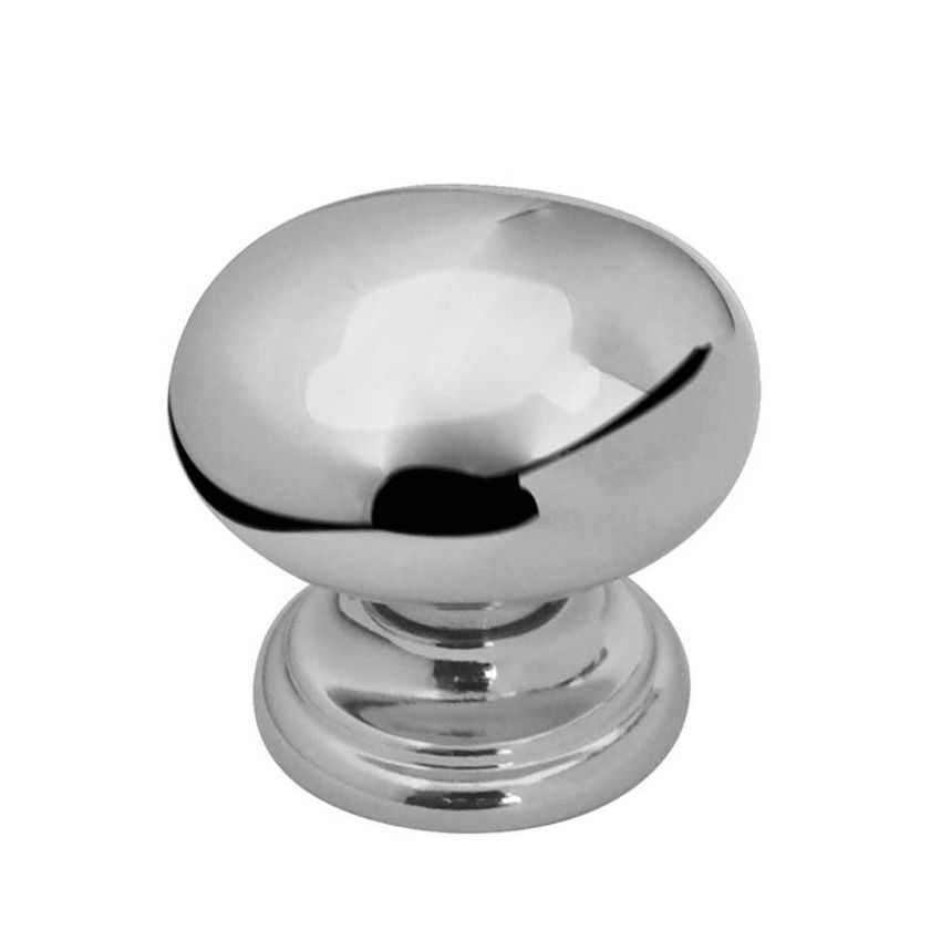 Mushroom Shaped Cupboard Knob- Polished Chrome- JH8473PC