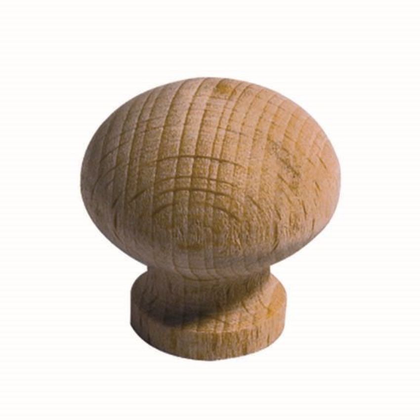 Jedo Unvarnished Wooden Knobs- JKA30B