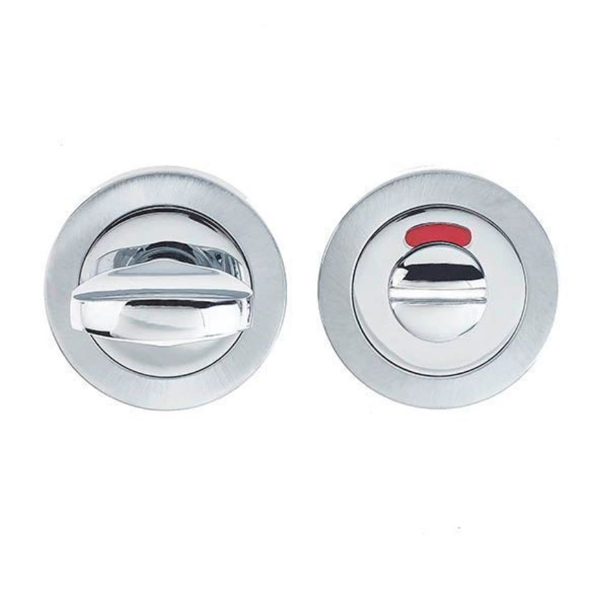 Jedo Turn & Release with Indicator- Polished Chrome/ Satin Chrome - JV421PCSC