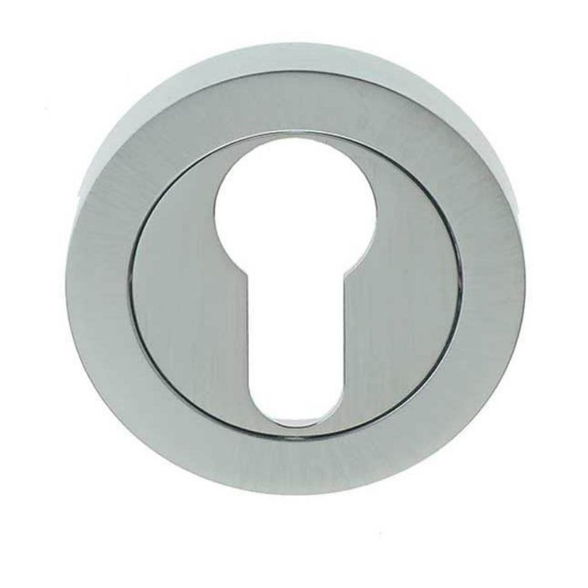 Jedo Euro Profile Escutcheon - Satin Chrome - JV503ESC