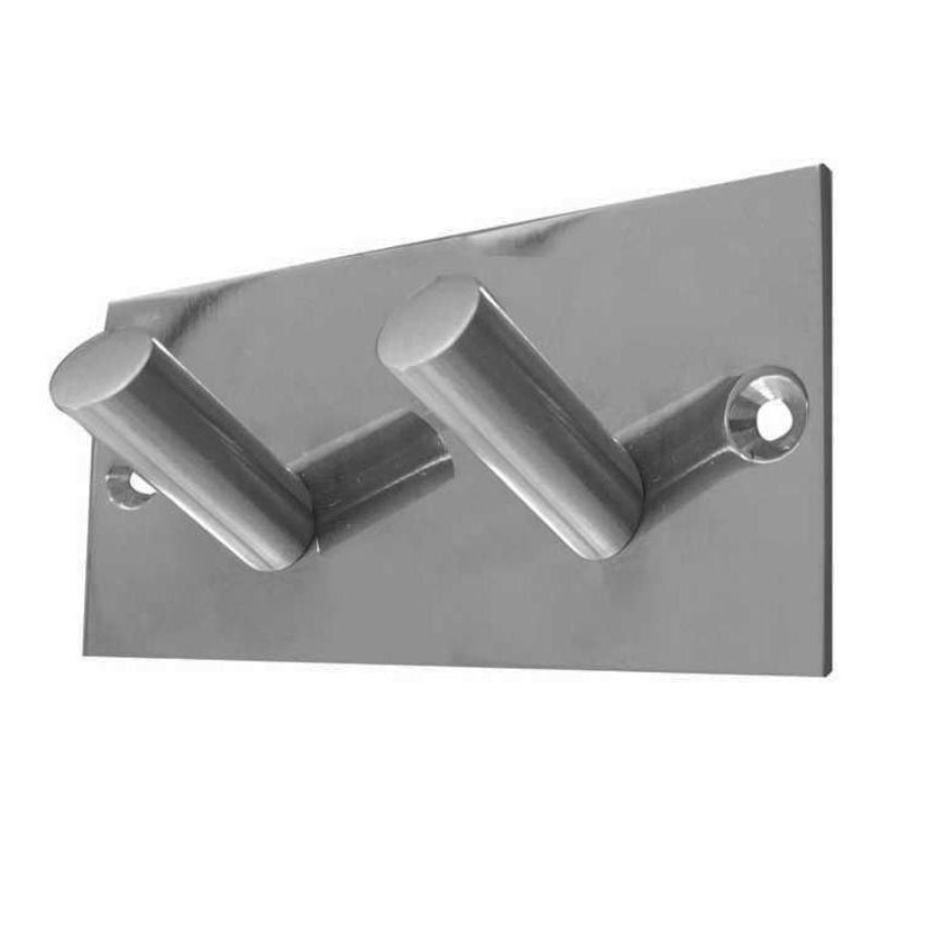 Jedo Satin Stainless Steel Double Robe Hook - JSS901CSSS 