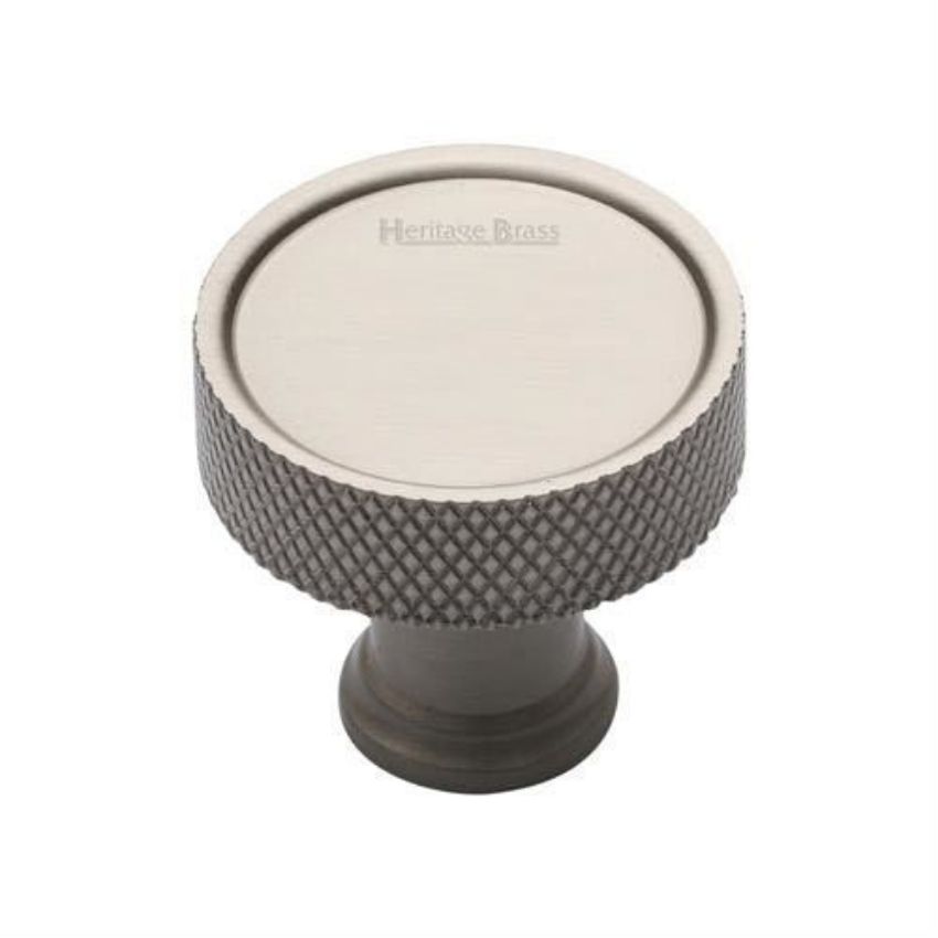 Florence Knurled Design Cabinet Knob in Satin Nickel Finish - C4648-SN