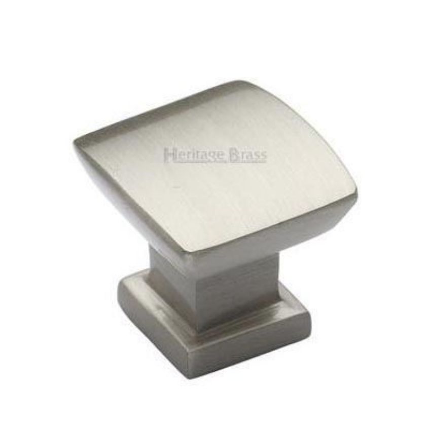 Plinth Cabinet Knob in Satin Nickel Finish - C4382-SN 