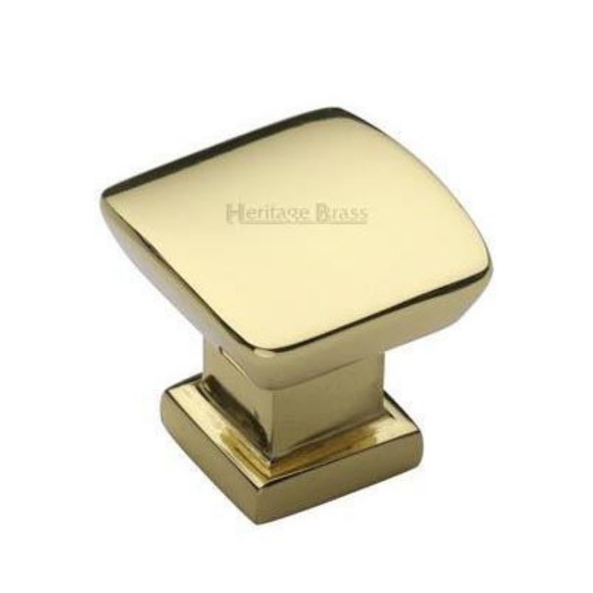 Plinth Cabinet Knob in Polished Brass Finish - C4382-PB