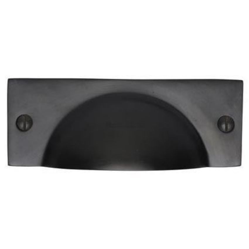 Cheshire Cabinet Drawer Pull in Matt Black Finish - C2762-BKMT