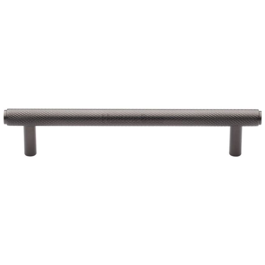 Knurled Cabinet Pull Handle in Matt Bronze Finish - V4458-MB