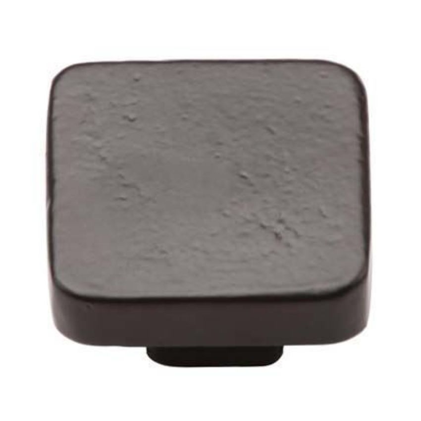 Matt Black Iron Square Cabinet Knob - FB3674 