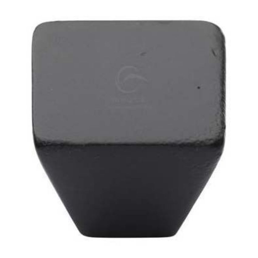 Matt Black Iron Square Cone Cabinet Knob - FB3191 