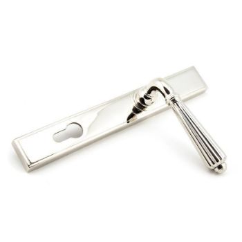 Hinton EURO Slim-line Sprung Espag Handle in Polished Nickel - 45326_01