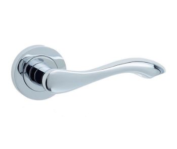 Jedo Gamma Door Handle- Polished Chrome- JV509PC